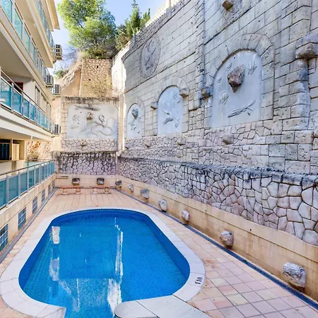 1st Line Mascarat Beach- Solarium Terrace & Pool Apartman *